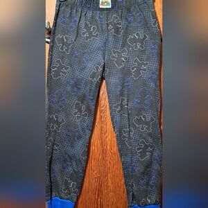 Super Mario Black and Blue Kids' Pajama Bottoms